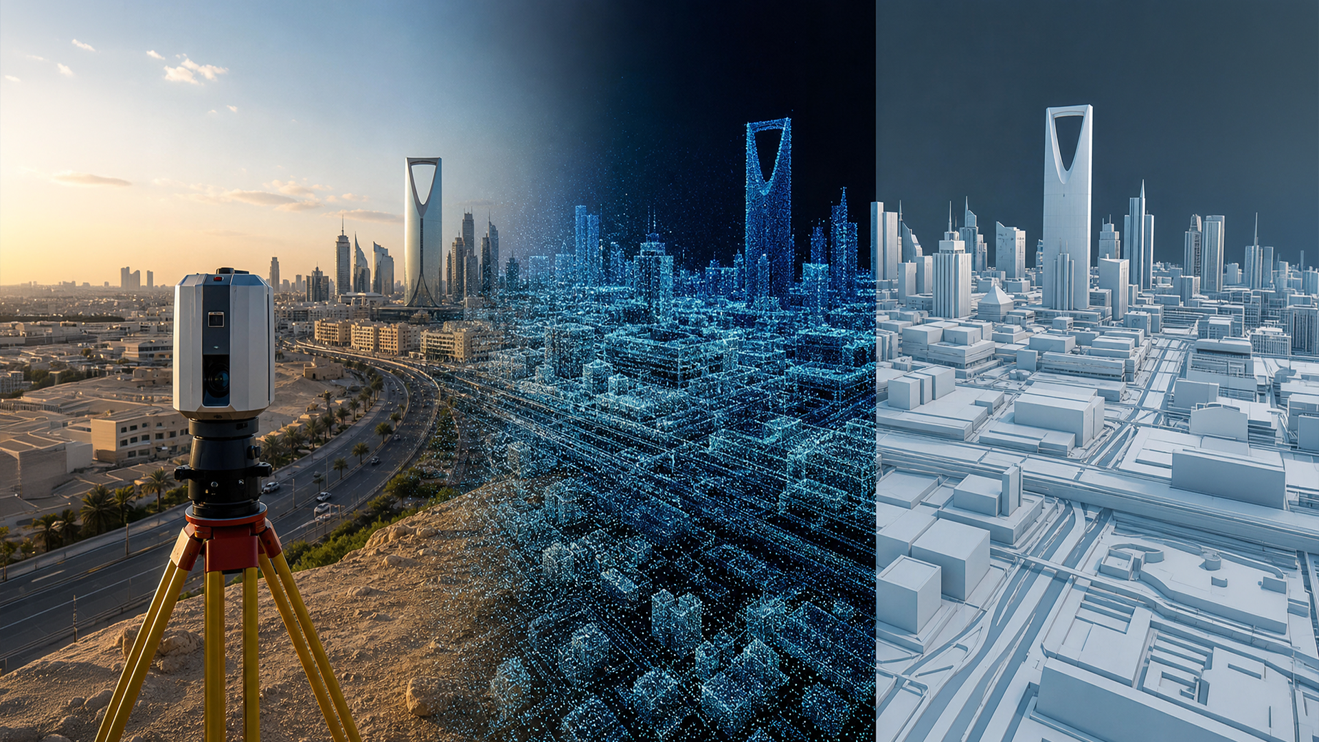 رحلة البيانات الجيومكانية من البيانات الميدانية إلى دعم القرار في المشاريع